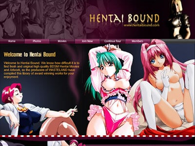 hentai bondage home page