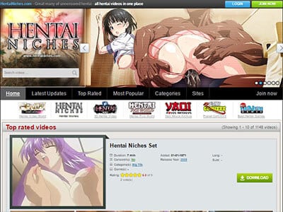 hentai niches home page